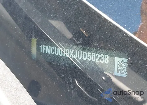 2018 Ford Escape Titanium from USA, damaged, VIN 1FMCU0J9XJUD50238